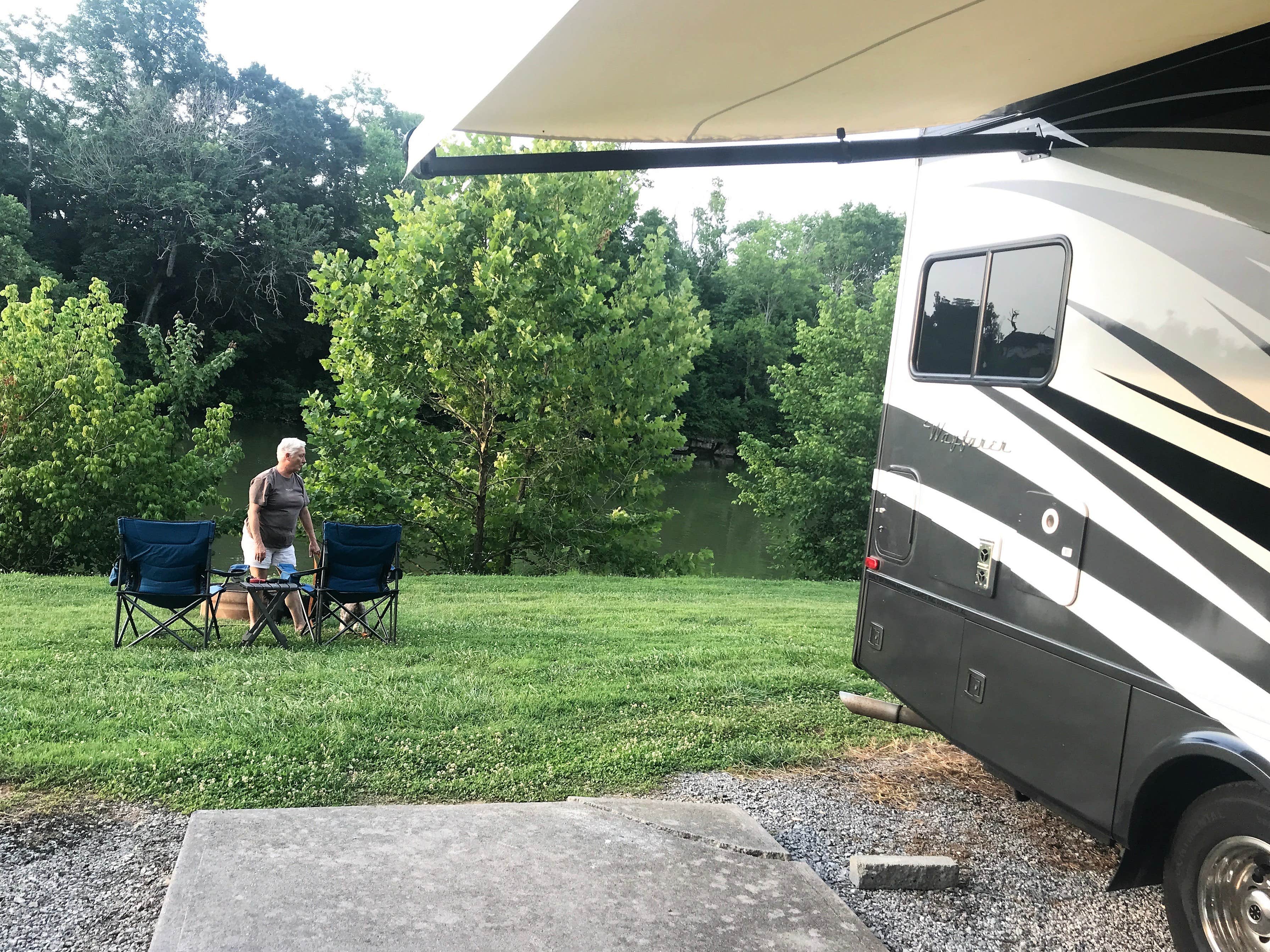 Jeff T.'s photo of tent camping at Riverside RV Park & Resort near Rutledge, TN