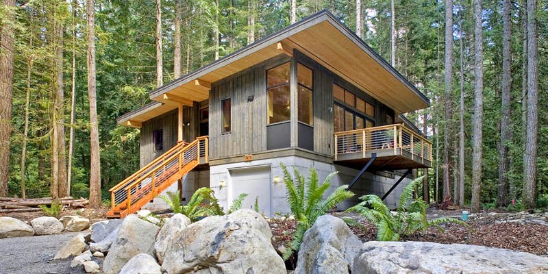 Camper submitted image from Glacier Springs Cabin #42 - Mt. Baker Lodging