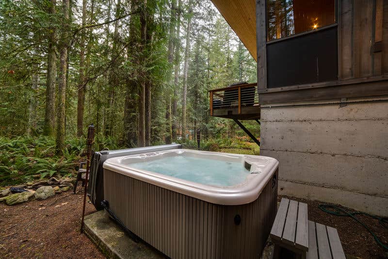 Camper-submitted photo at Glacier Springs Cabin #42 - Mt. Baker Lodging near Maple Falls, WA