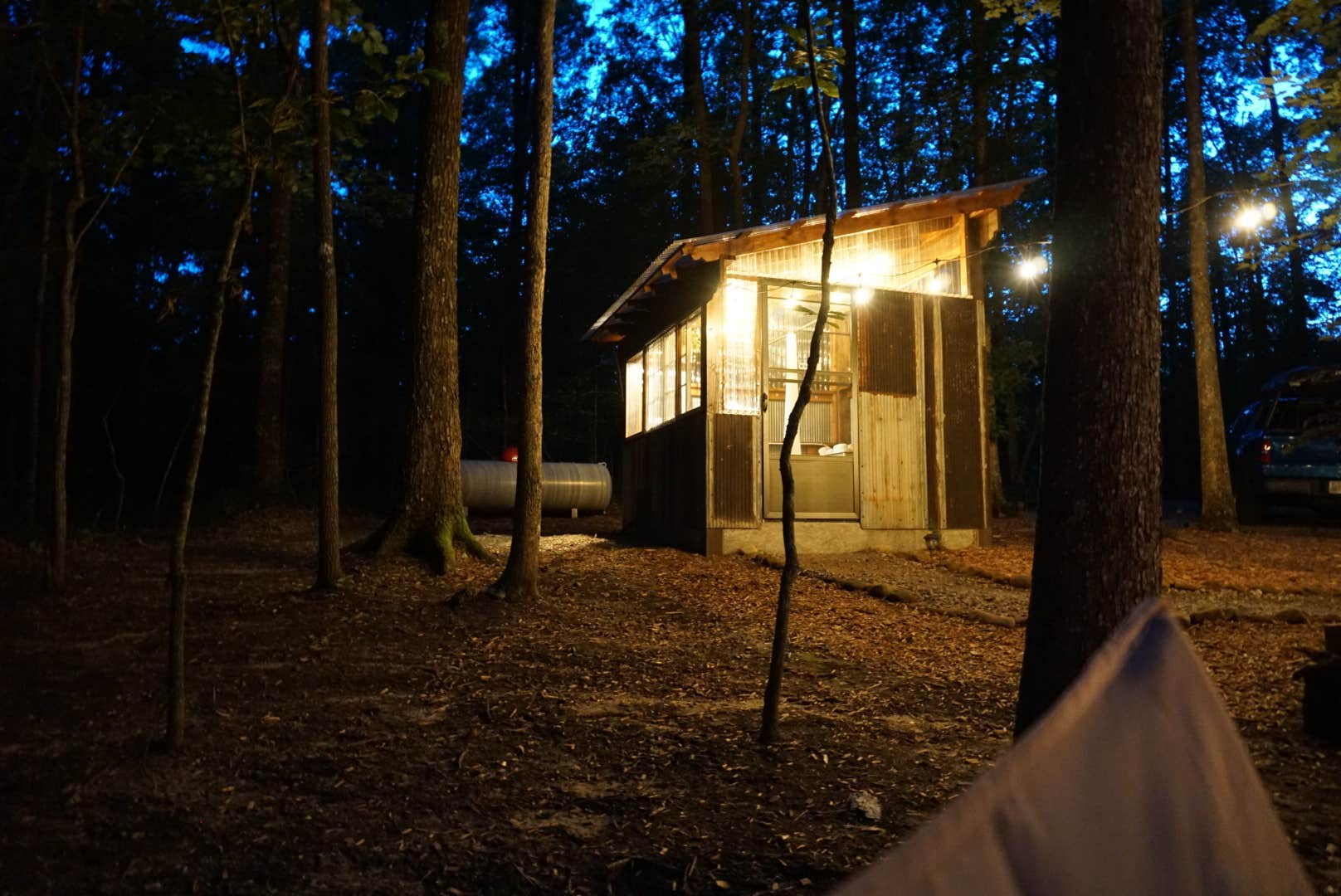Lori H.'s photo of a cabin at Glamping at Deer Camp near Tracy City, TN