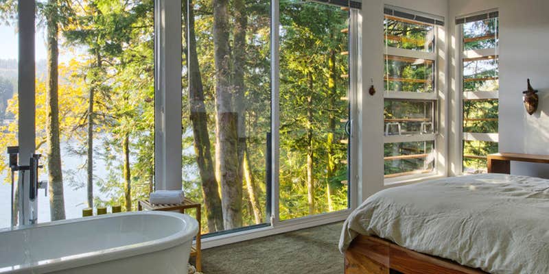 Camper submitted image from Mt. Baker Lodging - Cabin #83 - Lakeside, Hot Tub, BBQ, Wifi, Sleeps-4!