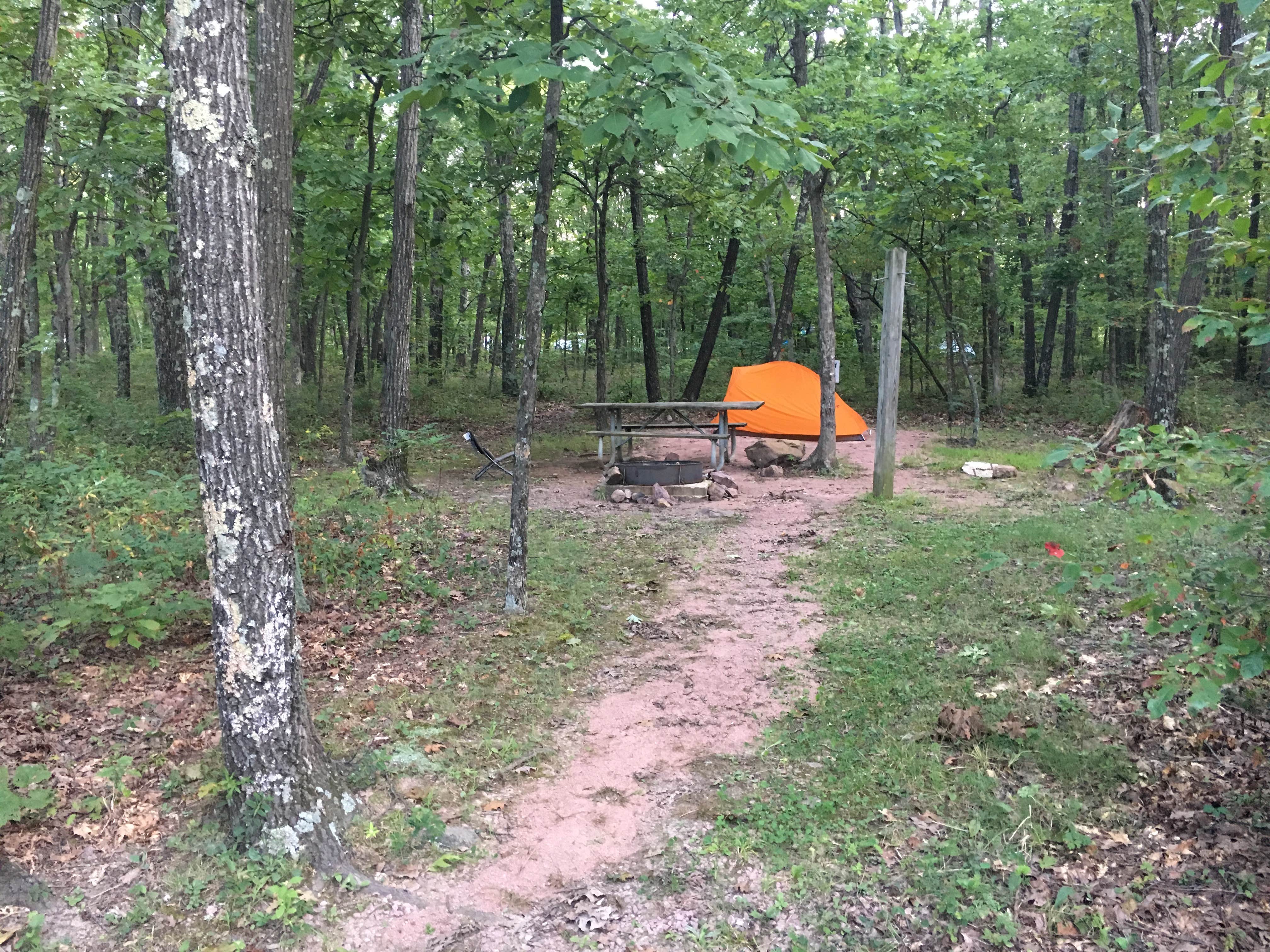 Matt S.'s photo of tent camping at Taum Sauk Mountain State Park Campground near Patterson, MO