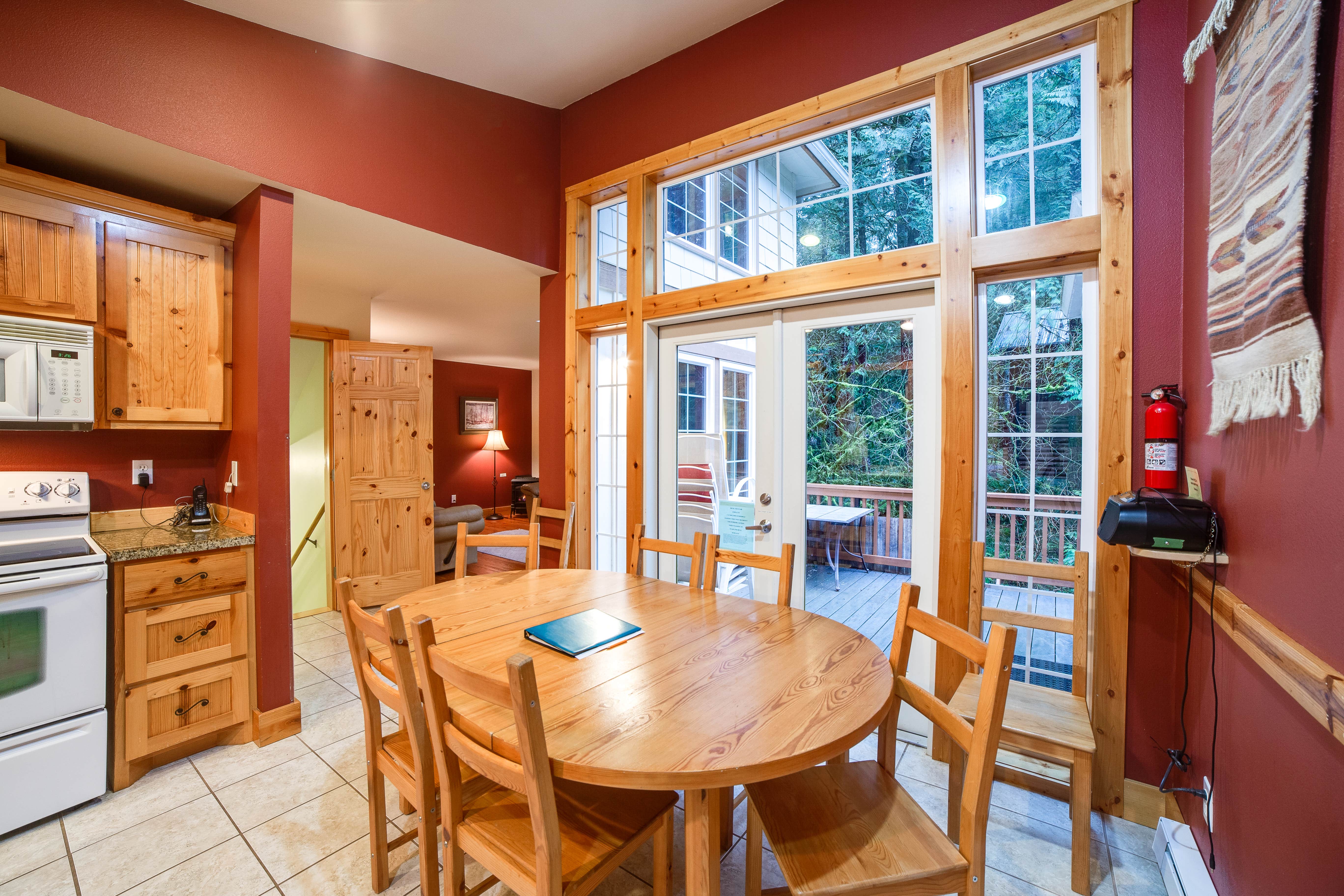 Camper-submitted photo at Mt. Baker Lodging - Cabin #34 - Hot Tub, BBQ, Ping Pong Table, Wifi, Sleeps-8! near Maple Falls, WA