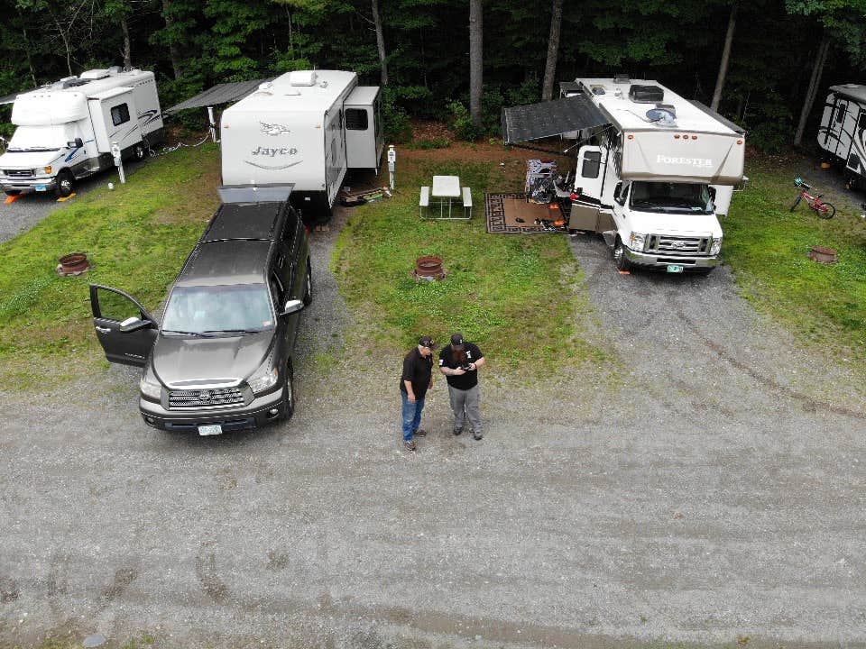 Chris H.'s photo of rv camping at Kampfires near Keene, NH