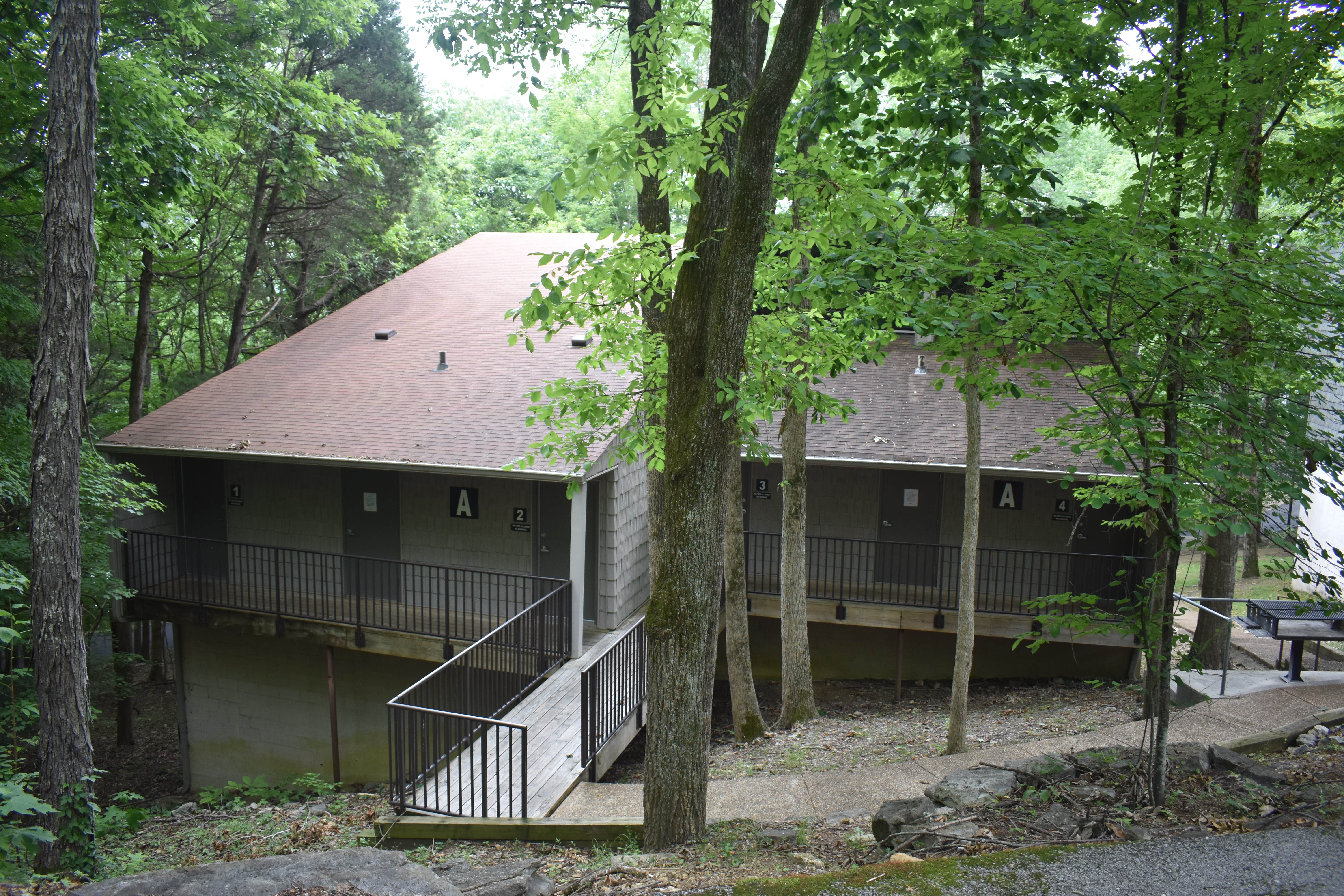 Myron C.'s photo of a cabin at Edgar Evins State Park Campground near Lancaster, TN