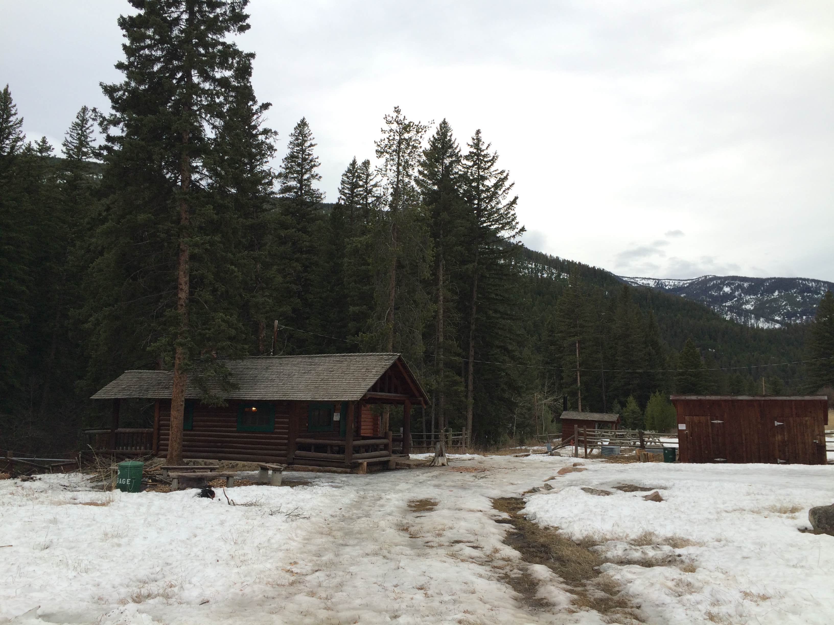 Chris D.'s photo of a cabin at Mill Creek Cabin near Gardiner, MT