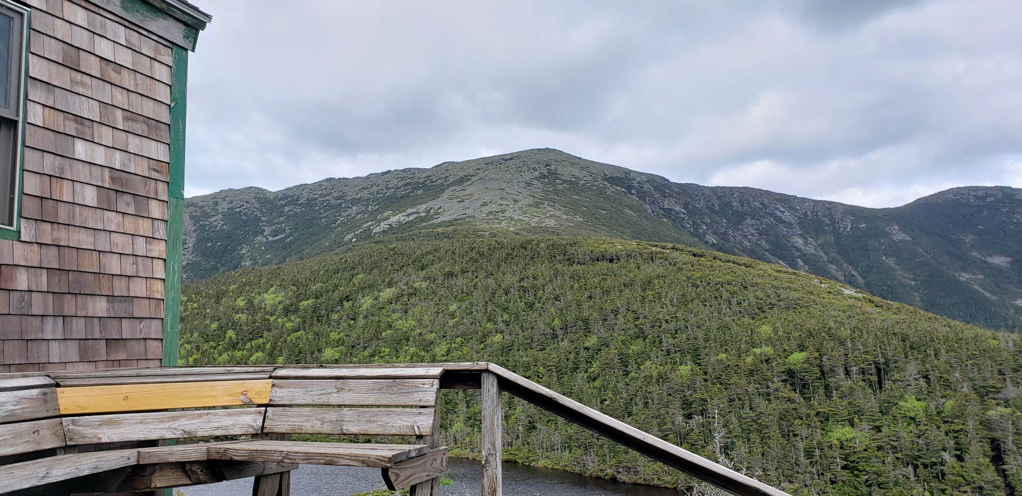From Greenleaf Hut's front porch