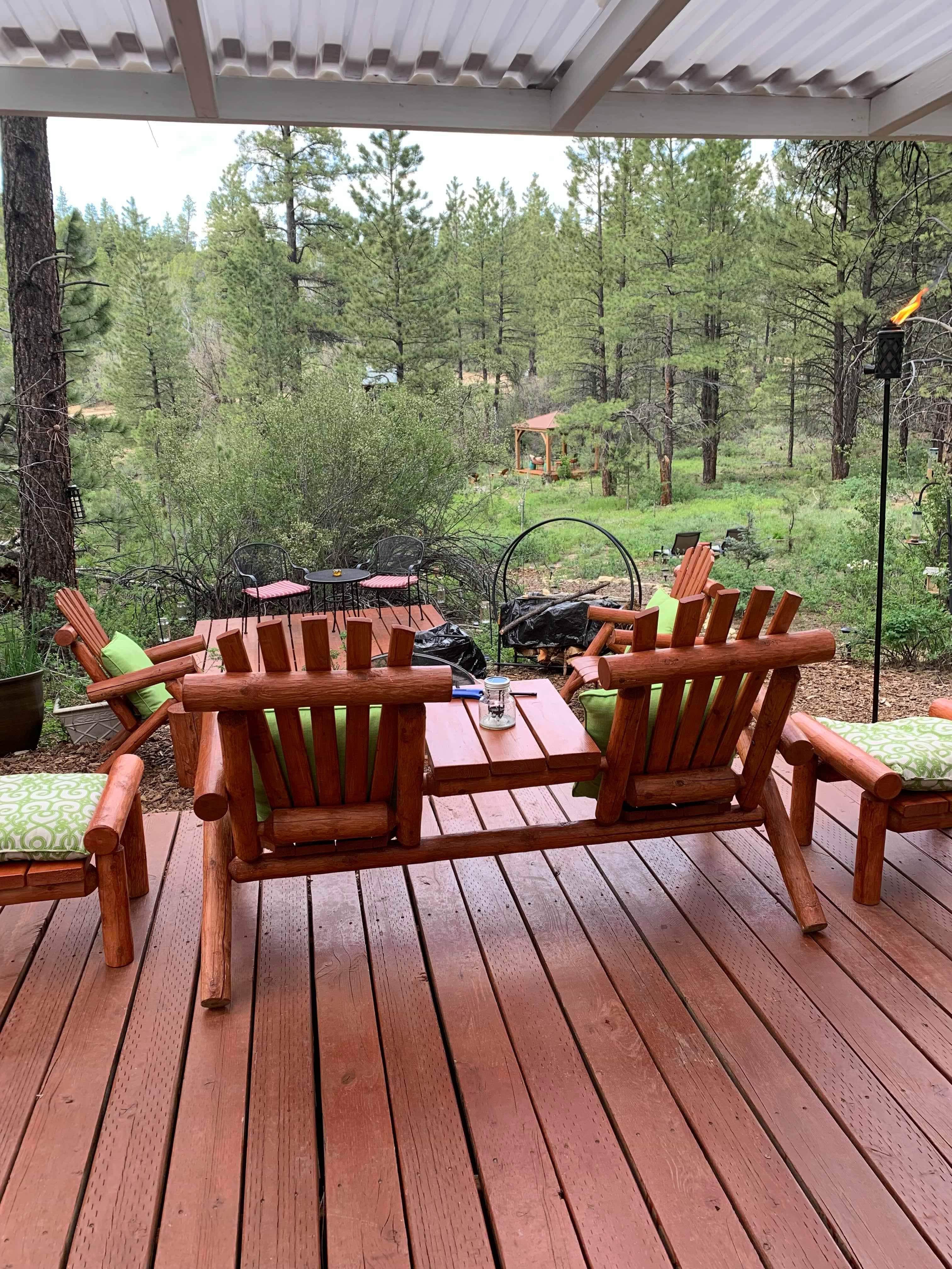 Camper submitted image from Zion A-Frame Cabin - 4