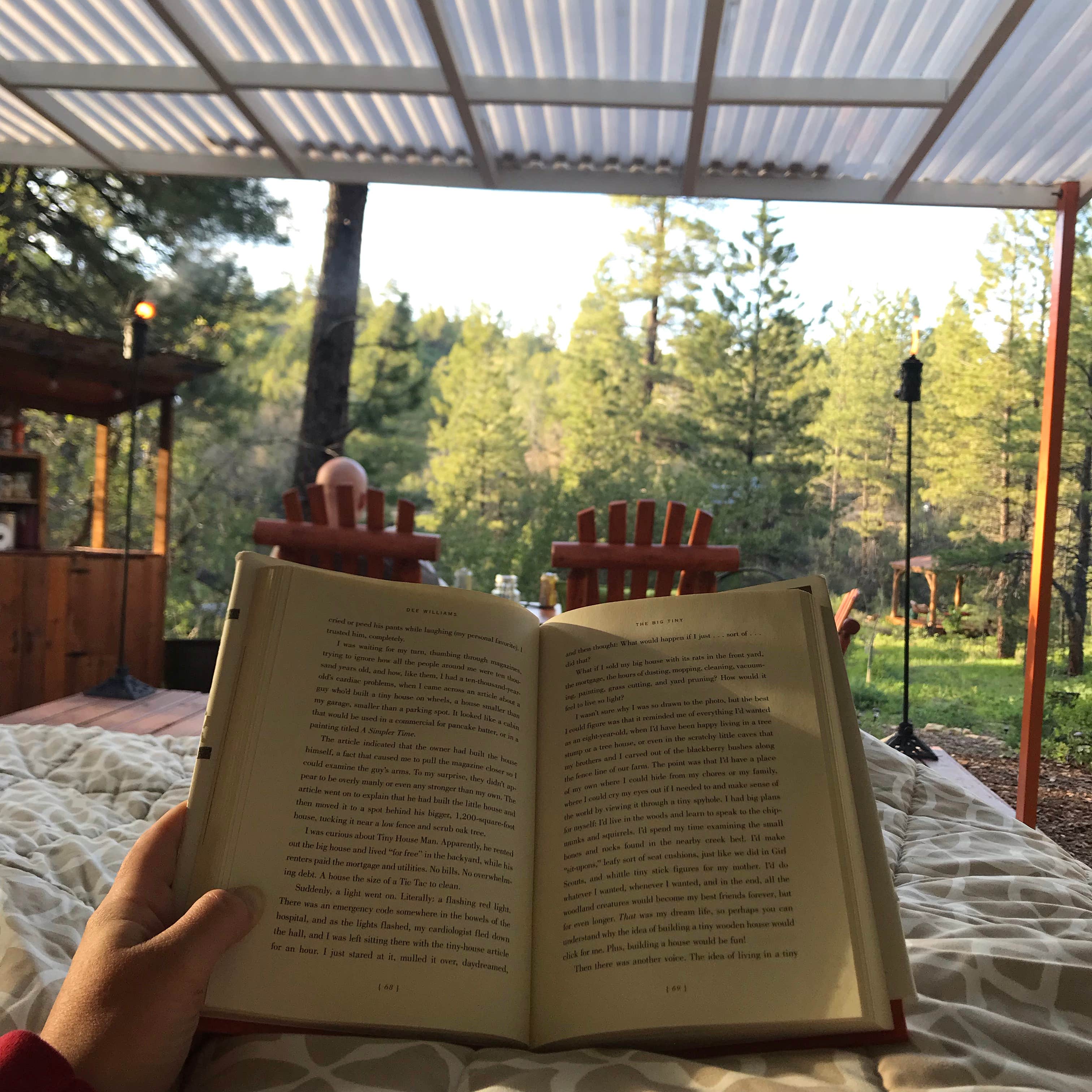 Camper submitted image from Zion A-Frame Cabin - 2