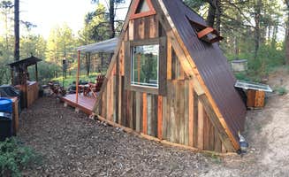 Krista T.'s photo of a cabin at Zion A-Frame Cabin near Orderville, UT