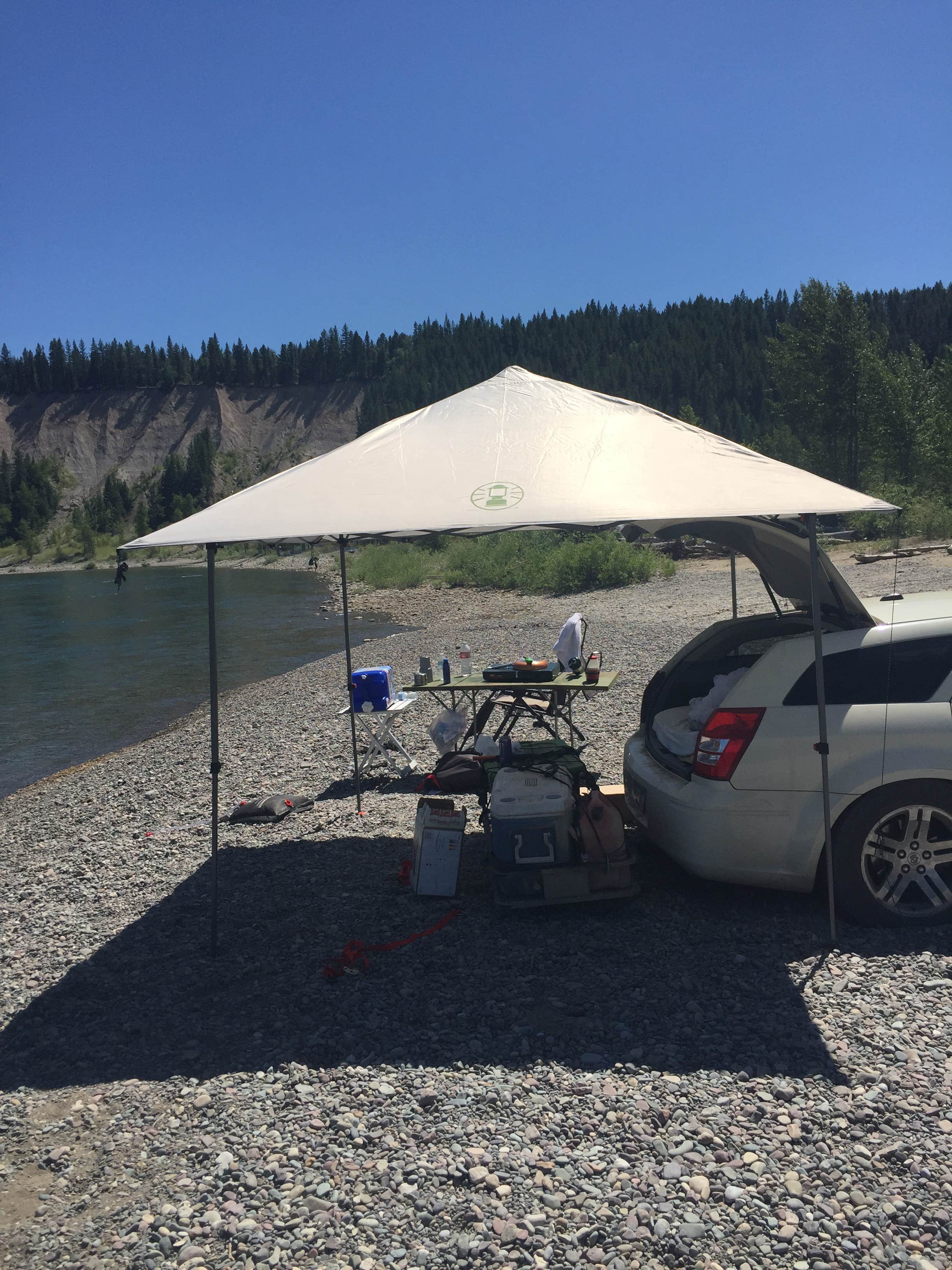 Bryan B.'s photo of a dispersed camping area at Middle Fork Flathead River Dispersed in Montana