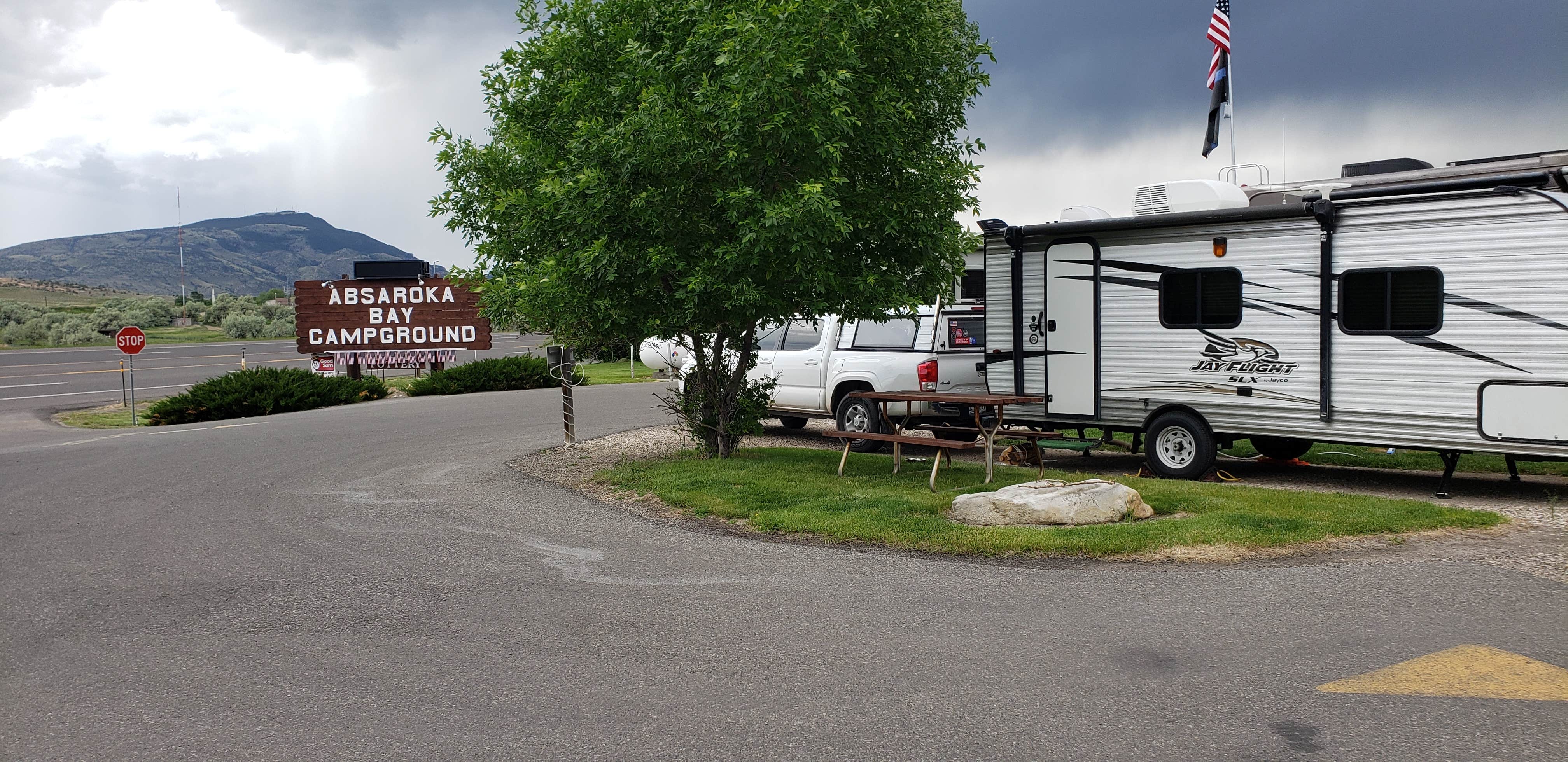 Larry M.'s photo of rv camping at Absaroka Bay RV Park near Frannie, WY