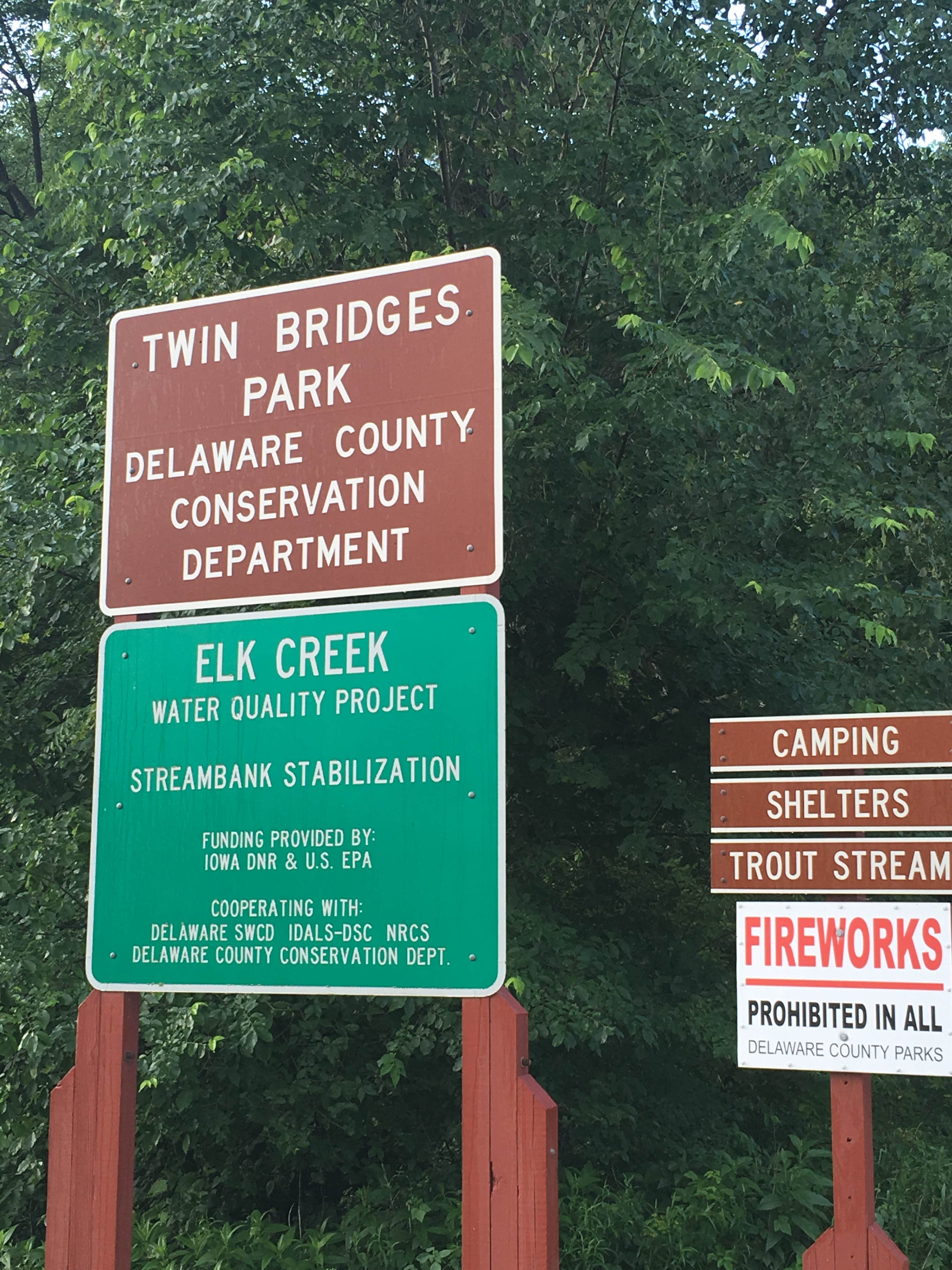 Camper-submitted photo at Twin Bridges County Park near Colesburg, IA