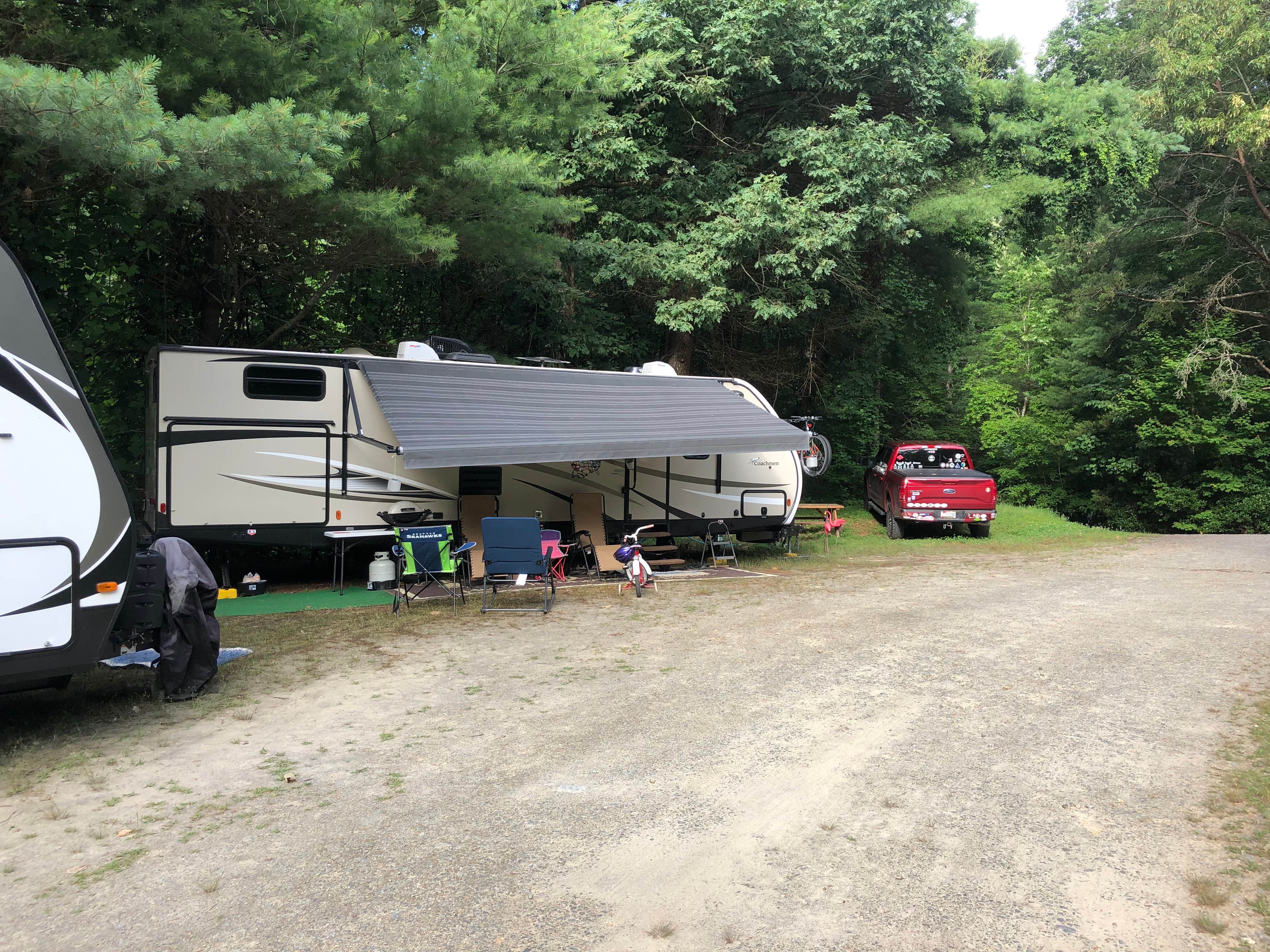 Erin S.'s photo of rv camping at John C. Campbell Folk School Campground near Tallassee, TN