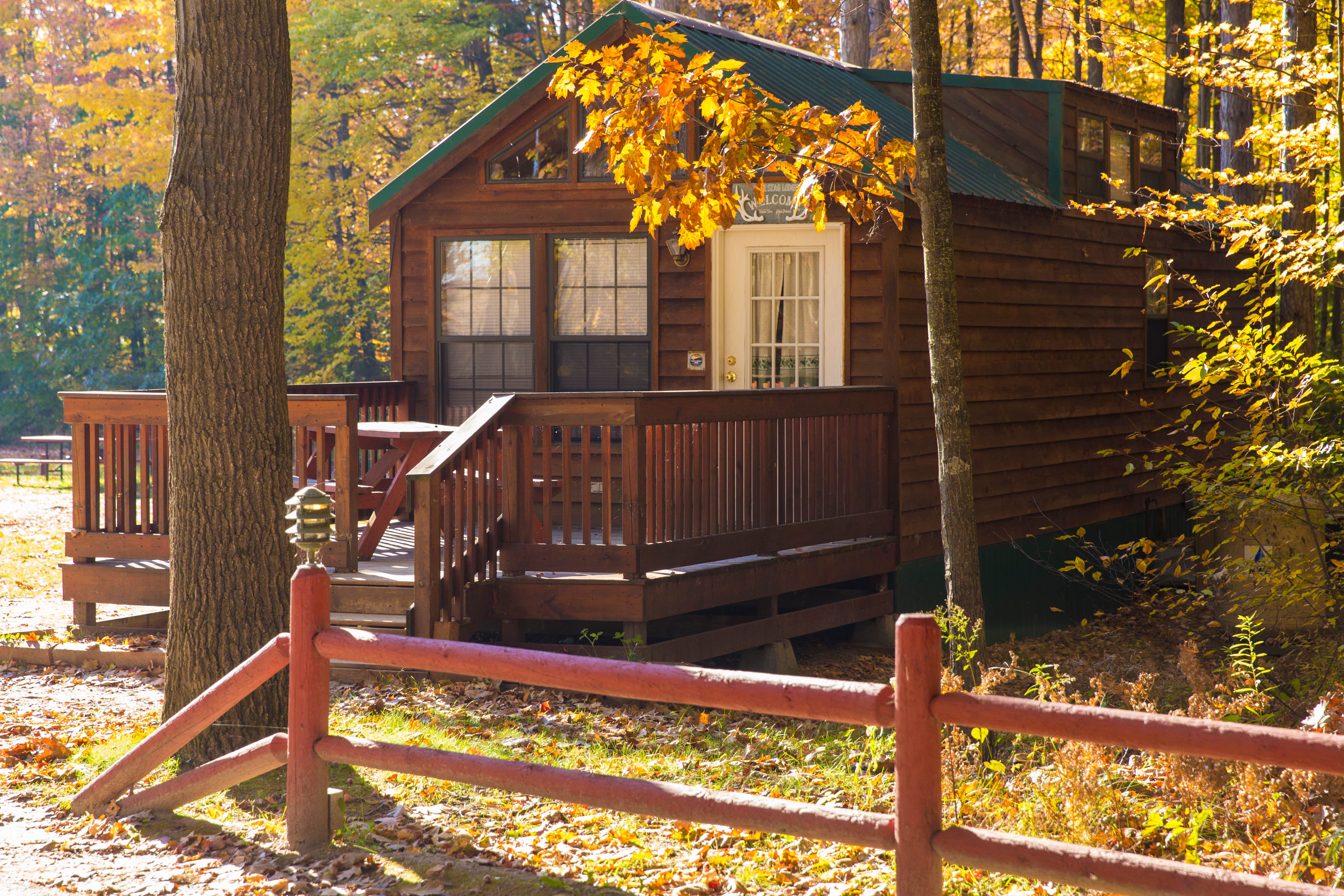 Drew P.'s photo of a cabin at Outdoor Adventures Saginaw Bay Resort near Cass City, MI