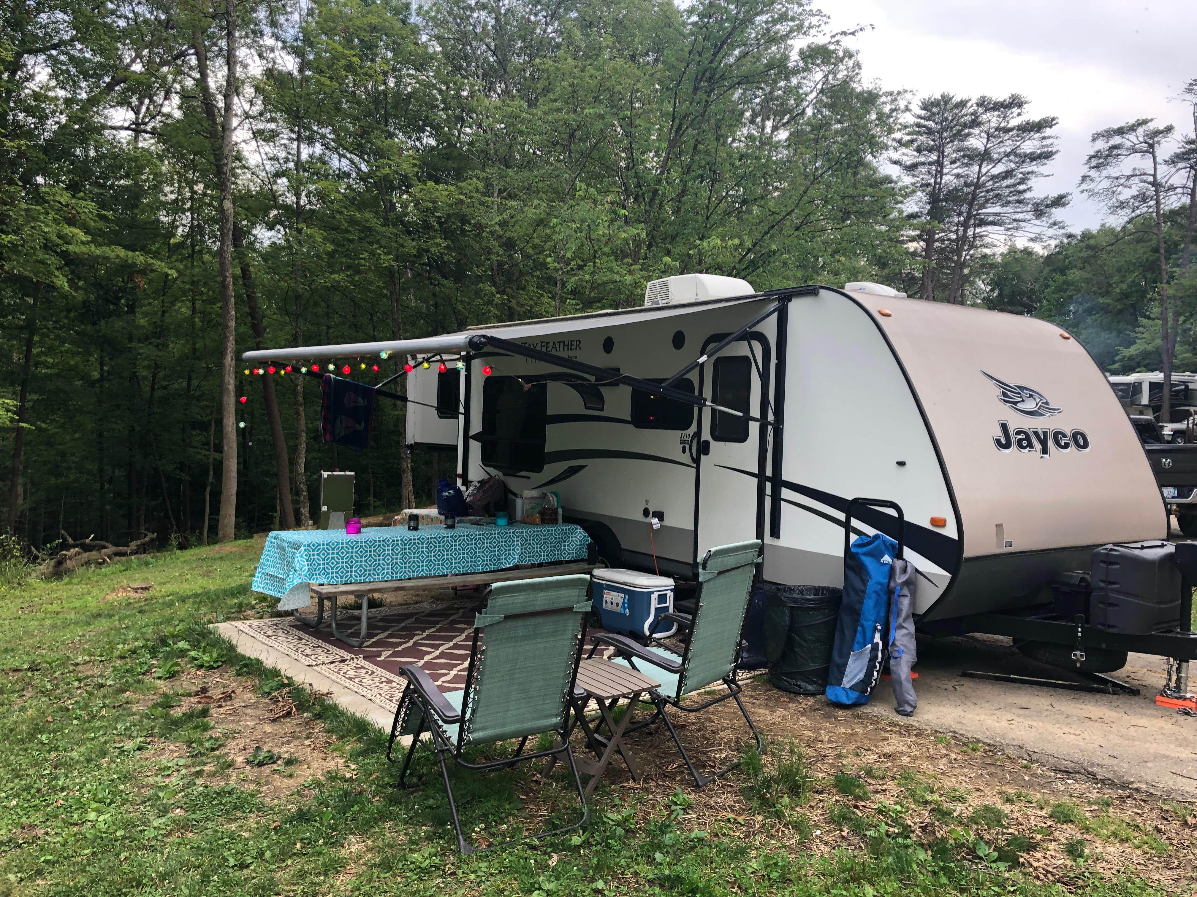 Christie V.'s photo of rv camping at Hocking Hills State Park Campground near Jackson, OH
