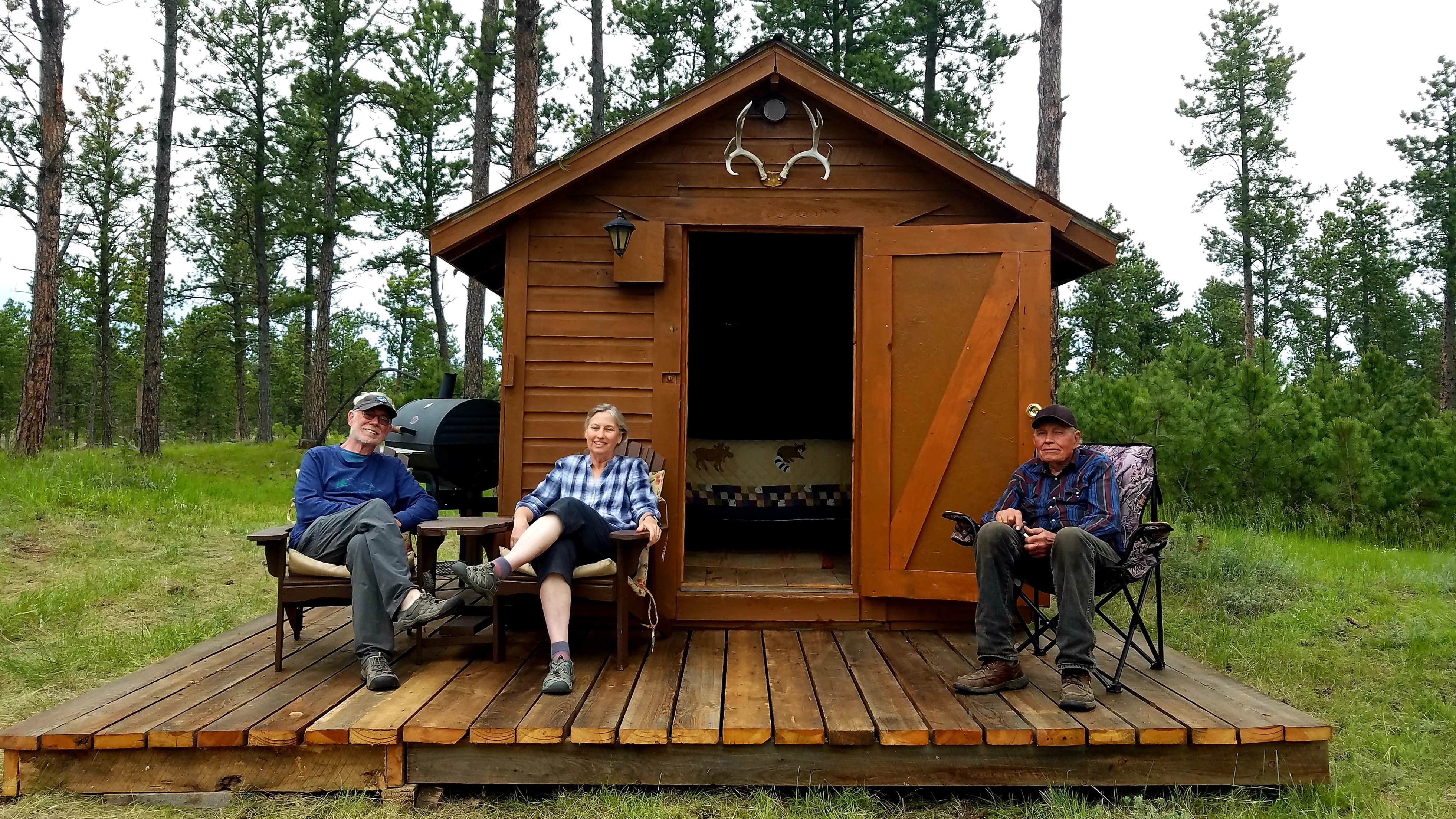 Isa K.'s photo of glamping accommodations at Plenty Star Ranch - CLOSED near Fairburn, SD