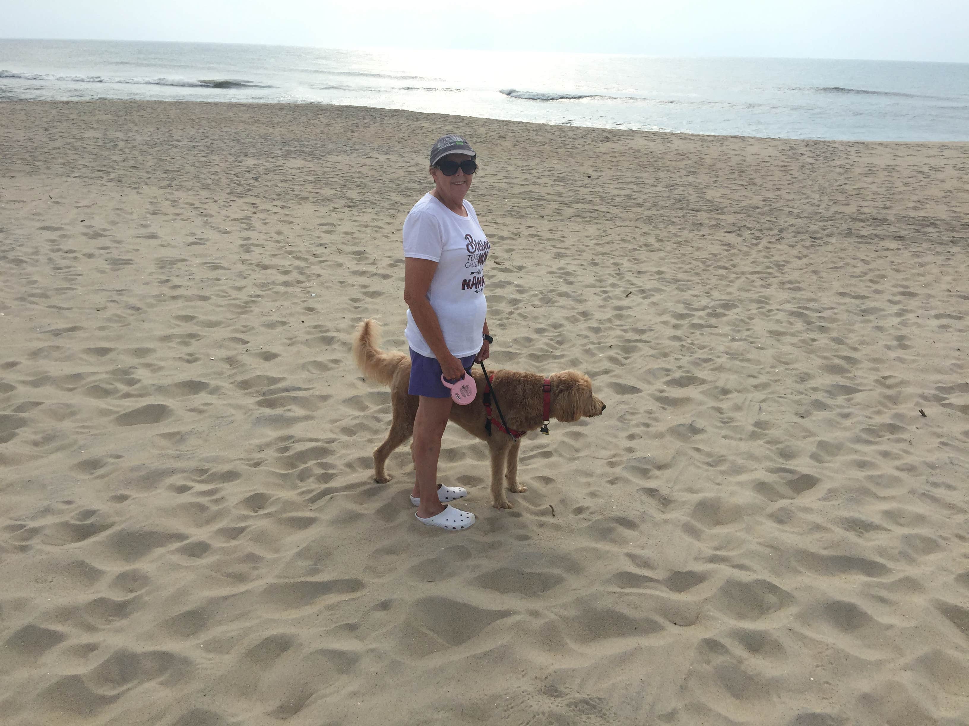 Linda S.'s photo of camping with pets at Ocean Waves Campground near Cape Hatteras National Seashore