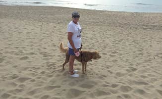 Linda S.'s photo of camping with pets at Ocean Waves Campground near Nags Head, NC