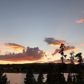 Sunset over Lake Granby