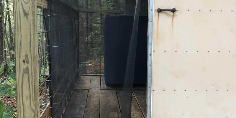 Camper submitted image from Unique shelter in the NC foothills