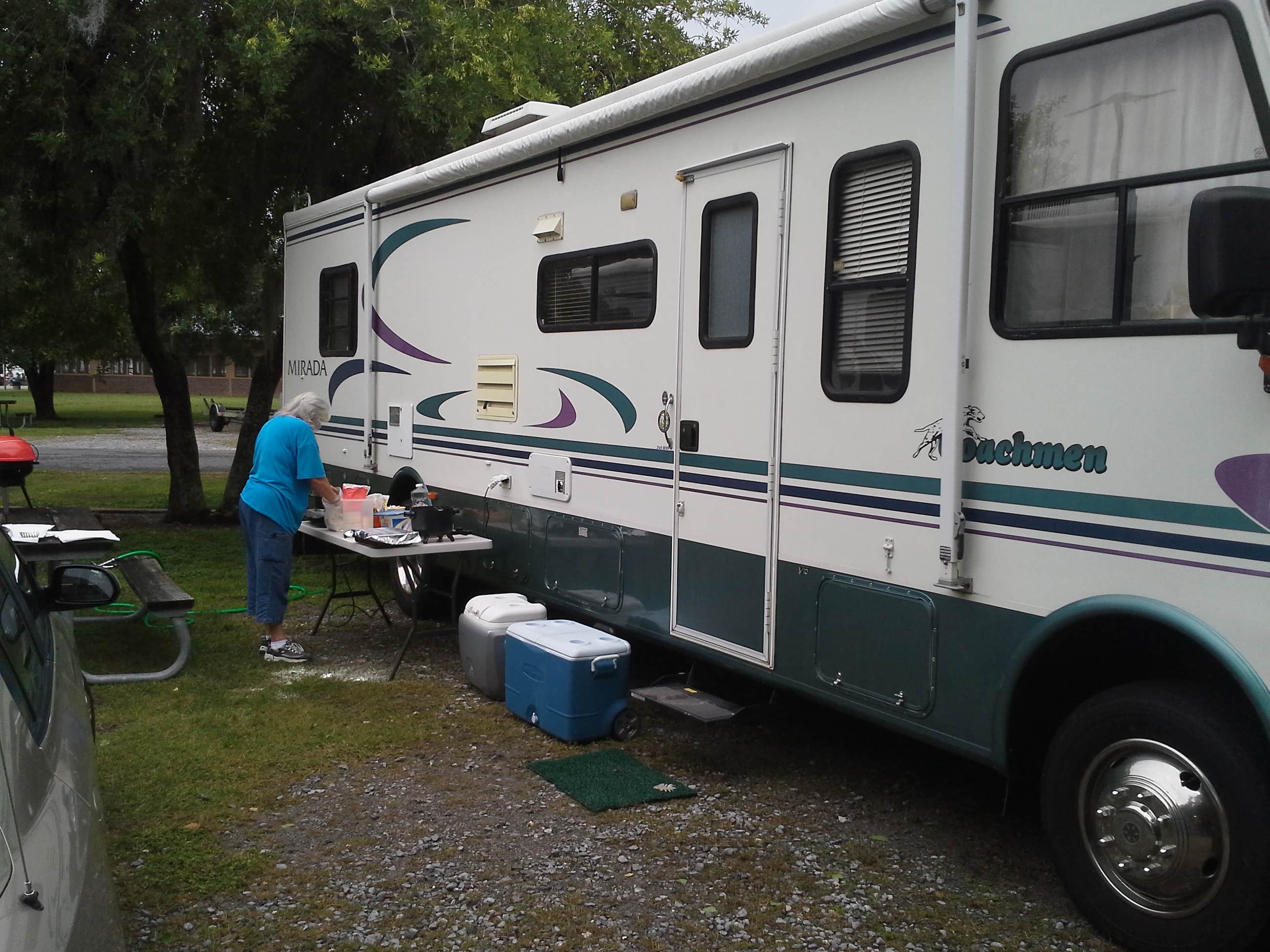 Mark J.'s photo of rv camping at Lake End Park Campground & Marina near Houma, LA