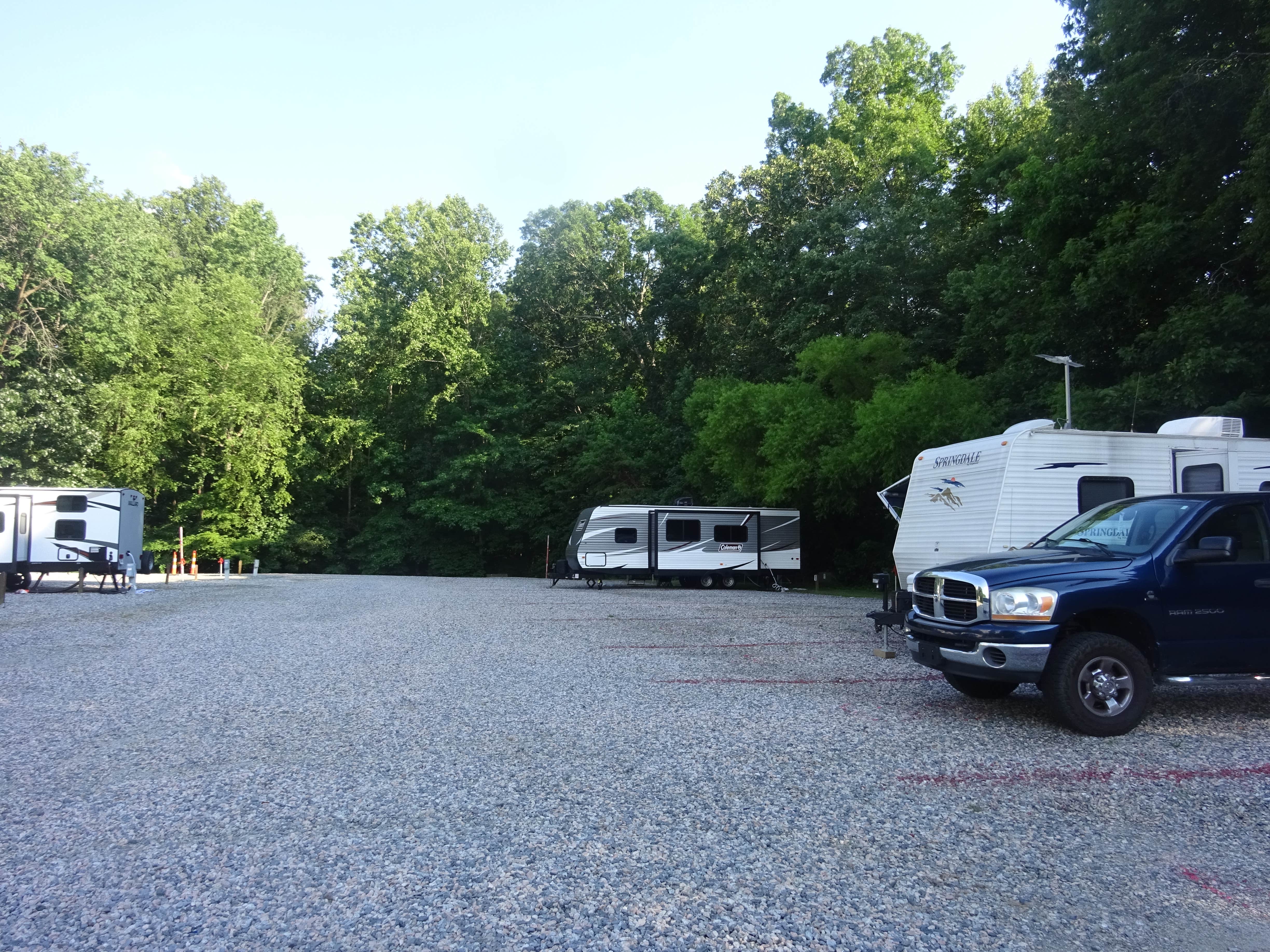 Kirsten J.'s photo of rv camping at Oak Hollow City Campground near Winston-Salem, NC