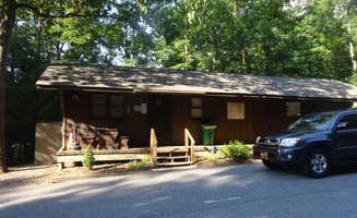 Kirsten J.'s photo of glamping accommodations at Oak Hollow City Campground near Greensboro, NC
