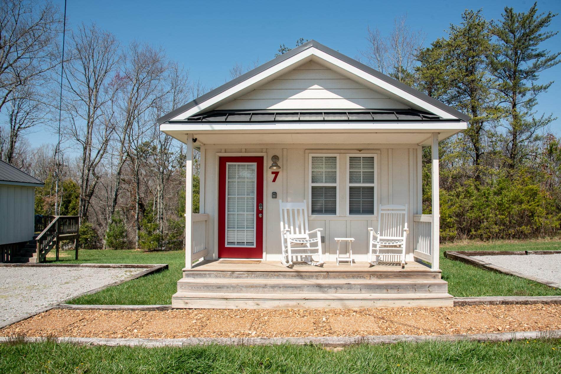 Camper submitted image from Greeter Falls Lodge Cottage #7 - 1