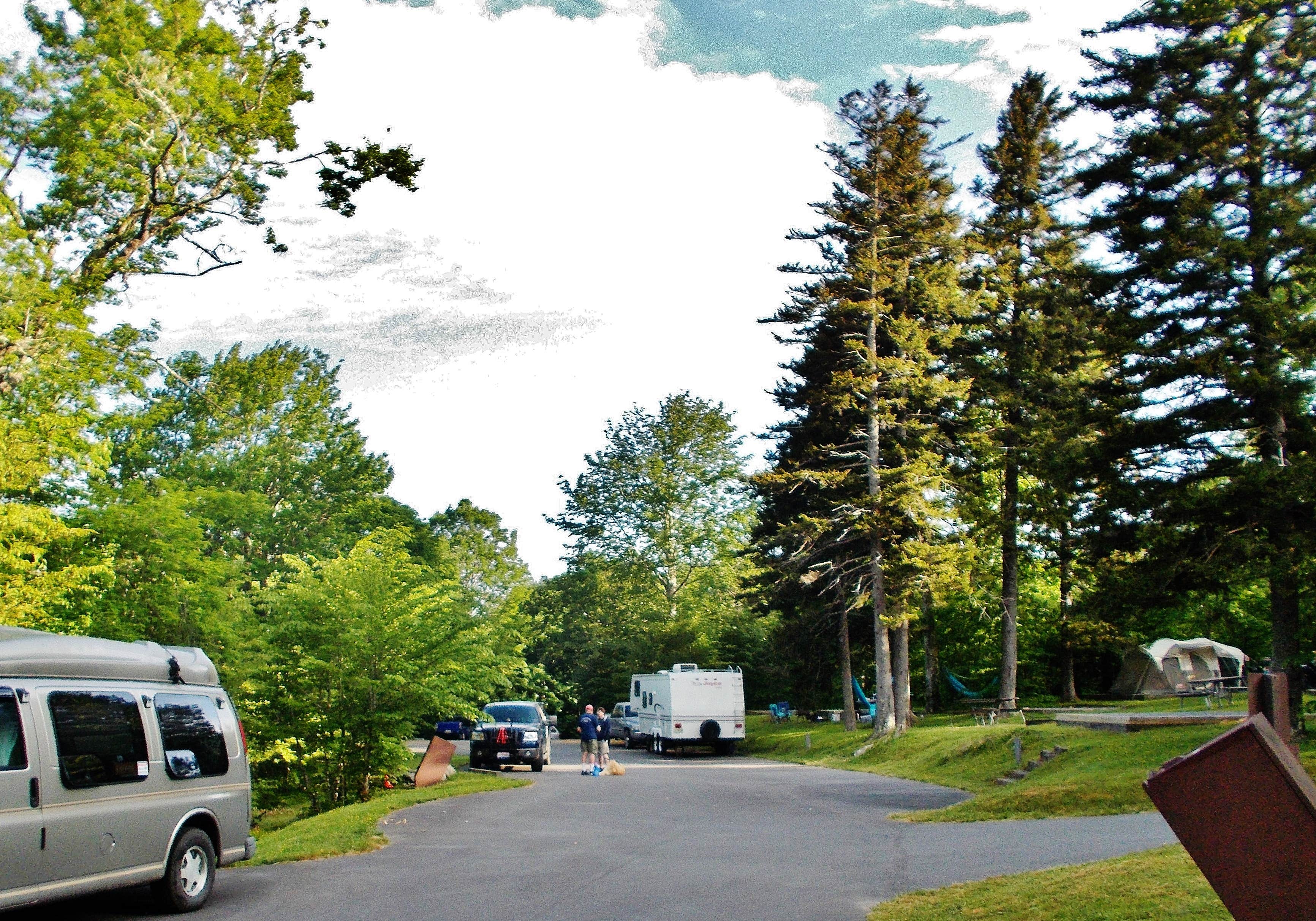 Myron C.'s photo of rv camping at Balsam Mountain Campground — Great Smoky Mountains National Park near Candler, NC