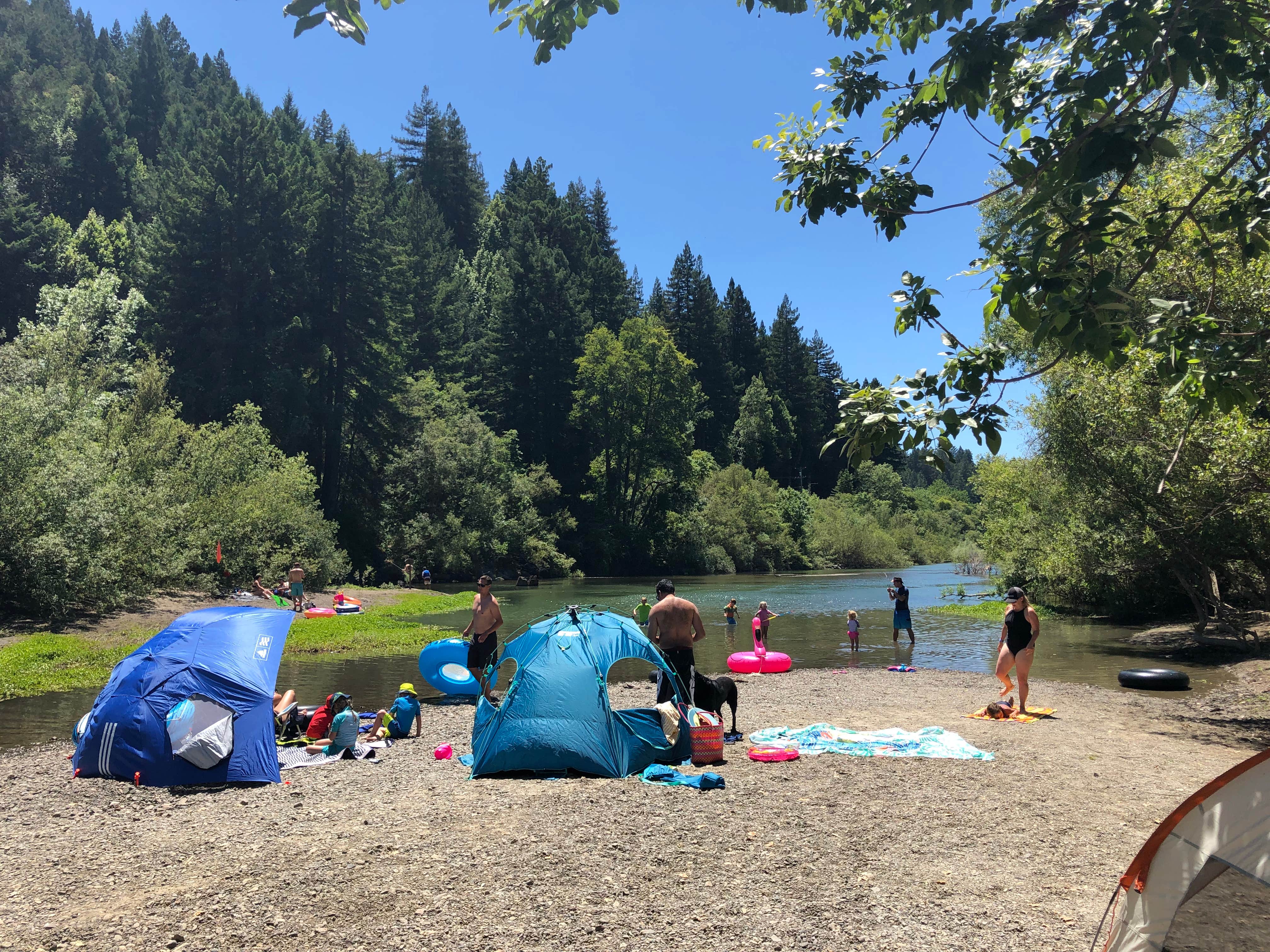 Seneca E.'s photo of tent camping at Schoolhouse Canyon Campground near Fulton, CA