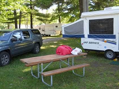 Mary T.'s photo at Mitchell State Park Campground near Lake City, MI