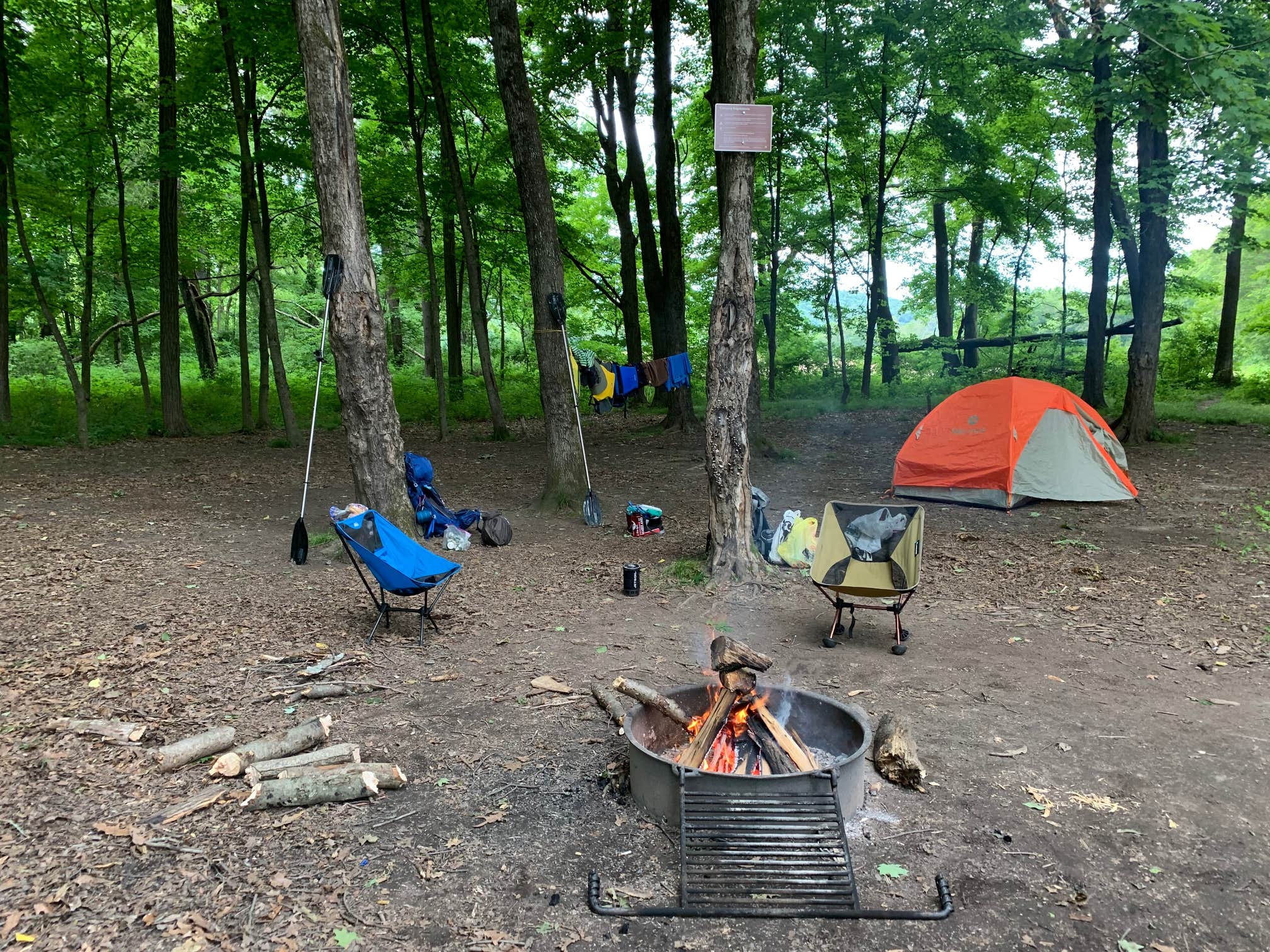Camper submitted image from Dingmans Shallows Campground — Delaware Water Gap National Recreation Area - 3