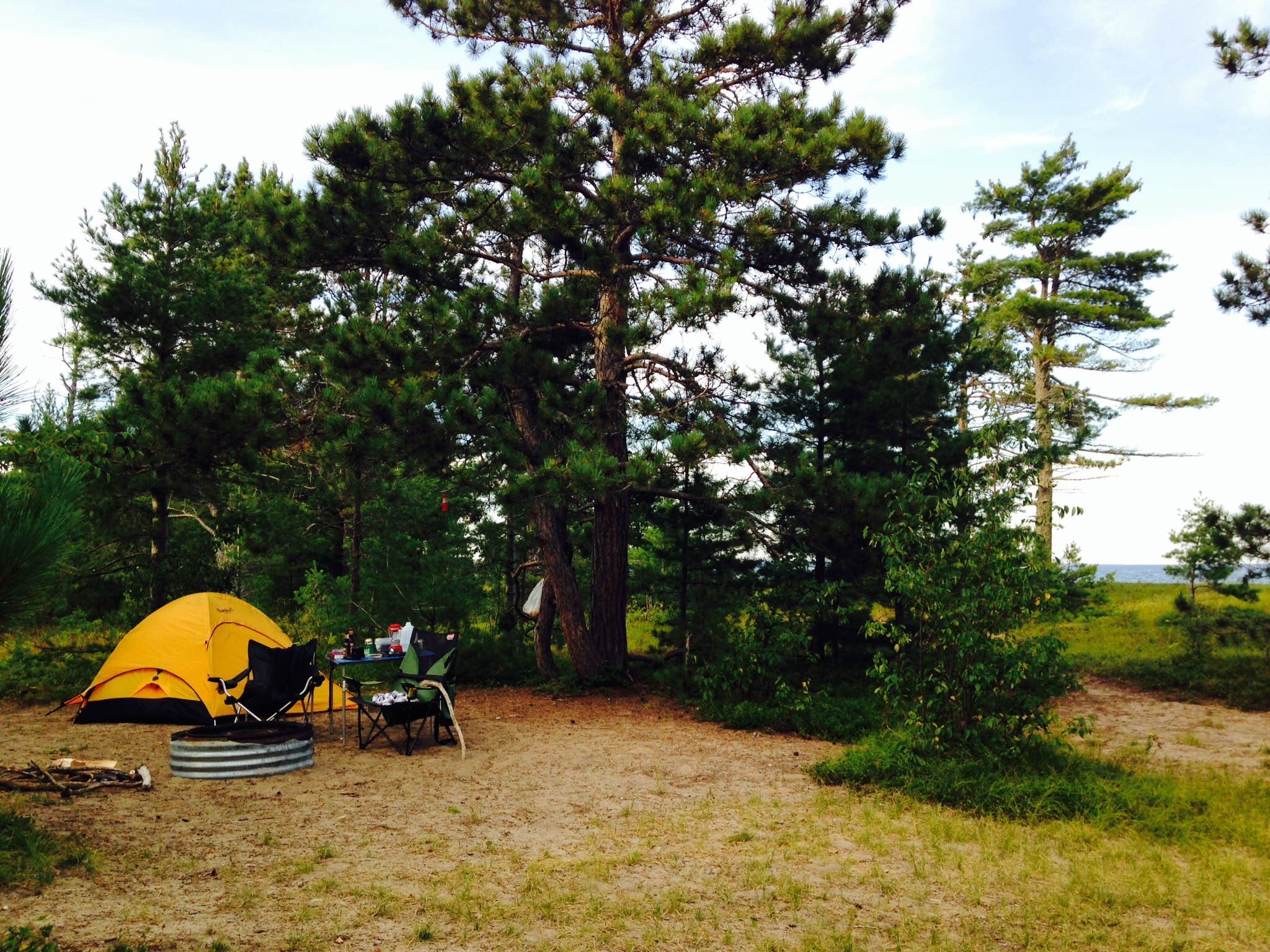 Camper-submitted photo at Schoolcraft Township Rustic Campground near Copper Harbor, MI