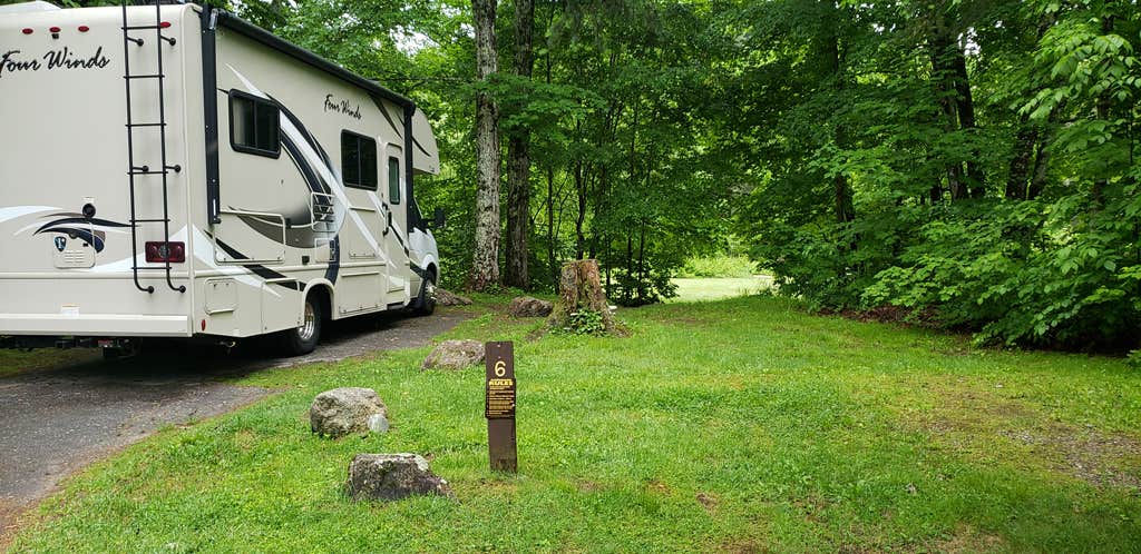Jean C.'s photo of rv camping at Zealand Campground near Lincoln, NH