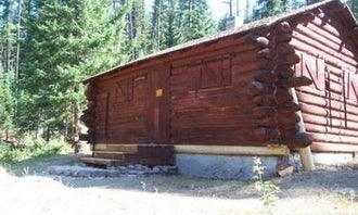 Camping near West Fork: Silvertip Cabin, Essex, Montana