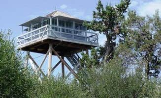 The Dyrt's photo of a cabin at Fall Mountain Lookout Cabin near Dayville, OR