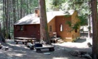Camping near Horse Creek: Mountain Home Guard Station Cabin, Camp Nelson, California
