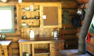 Camping near Big Creek Cabin: Window Rock Cabin, Emigrant, Montana
