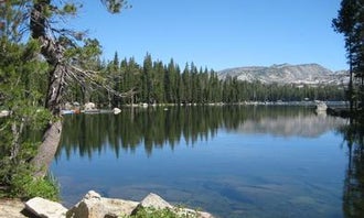 Camping near Sierra Inn at Tahoe: Wrights Lake, Kyburz, California