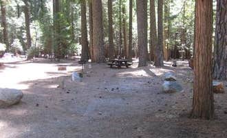 Camping near Big Horn Campground at the Elbow — Walker River State Recreation Area: Union Valley Reservoir, Kyburz, California