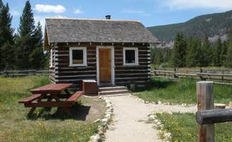 The Dyrt's photo of a cabin at Moose Lake Cabin near Sula, MT