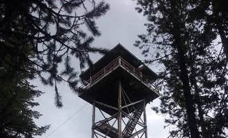 Camping near Savenac Bunkhouse: Up Up Lookout, De Borgia, Montana