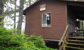Camping near Ohmer Creek: Gut Island 1 Cabin, Petersburg, Alaska
