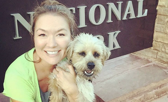 Kayko S.'s photo of camping with pets at Devils Garden Campground — Arches National Park near Arches National Park