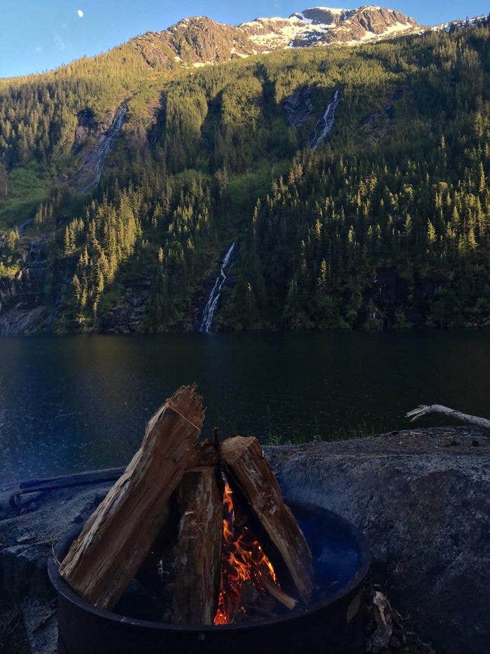 Fire pit overlooking waterfalls



Credit: USFS