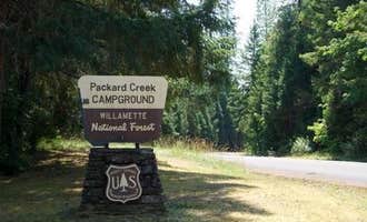 Camping near Warner Mountain Lookout: Willamette National Forest Packard Creek Campground, Oakridge, Oregon