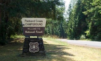 Camping near Salmon Creek Falls Campground: Willamette National Forest Packard Creek Campground, Oakridge, Oregon