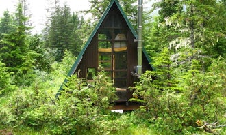 Camping near Sevenfathom Bay Cabin: Avoss Lake Cabin, Sitka, Alaska
