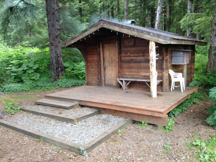 Camper-submitted photo at Moser Island Cabin near Tenakee Springs, AK